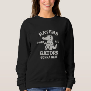 Sudadera Los que odian caimanes van a Gate