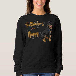 Sudadera Los Rottweilers Me Hacen Feliz Especialmente Para 