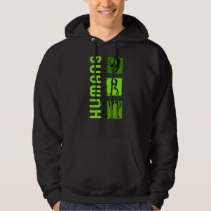 Sudadera Los seres humanos alienígenas no son un verdadero 