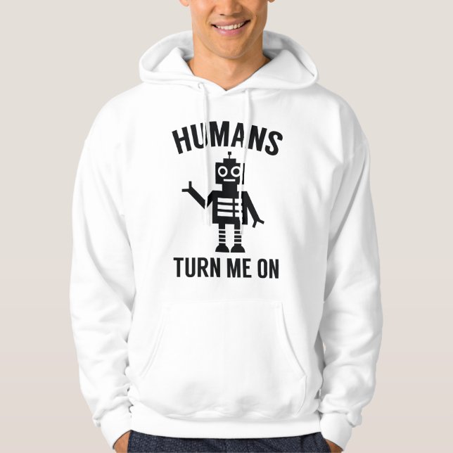 Sudadera Los seres humanos me activan (Anverso)