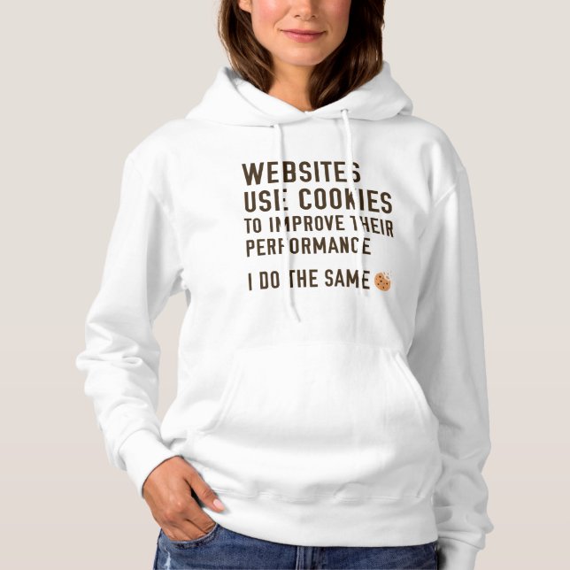 Sudadera Los sitios web usan cookies (Anverso)