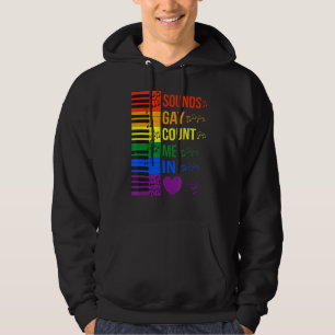 Sudadera Los Sonidos Gay Cuentan Mí En El Teclado Lgbtq Y E