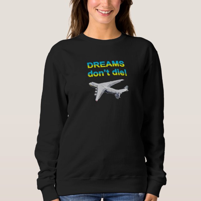 Sudadera ¡Los sueños no mueren! (Anverso)