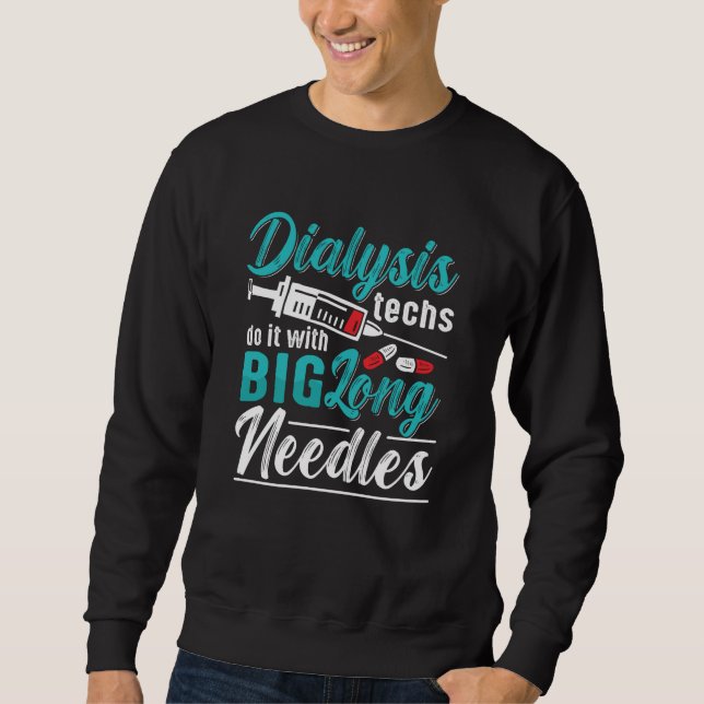 Sudadera Los Técnicos De Diálisis Lo Hacen Con Enfermera De (Anverso)
