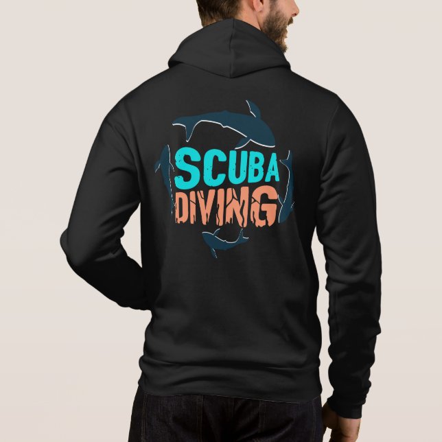 Sudadera Los tiburones se mueven (Reverso)