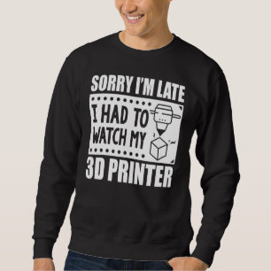 Sudadera Los Trabajadores De La Impresora 3d De Impresión T