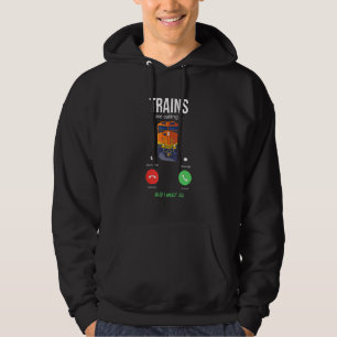 Sudadera Los trenes están llamando al tren Enthusiast Railf