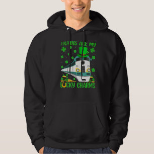 Sudadera Los Trenes Son Mi Afortunado Día St Patrick S