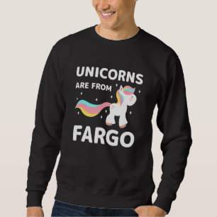 Sudadera Los Unicornios Son De Fargo North Dakota Residente