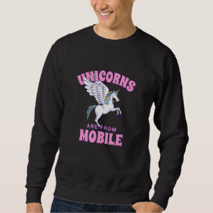 Sudadera Los Unicornios Son De Los Amigos Móviles De Alabam
