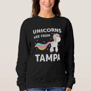 Sudadera Los Unicornios Son De Tampa Florida Residente Loca