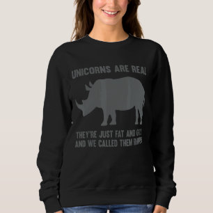 Sudadera Los Unicornios Son Verdaderos Theyu2019son Solo Gr