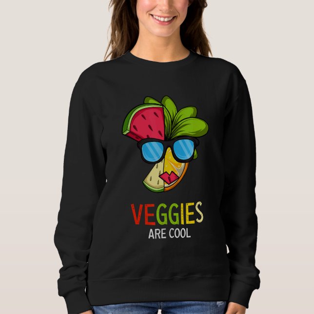 Sudadera Los Vegetales Son Defensores Vegetarianos De Guay (Anverso)