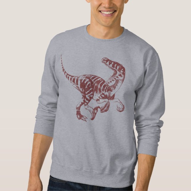 Sudadera Los velociraptors están esperando (Anverso)