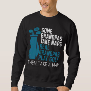 Sudadera Los verdaderos abuelitos juegan al golf y luego to