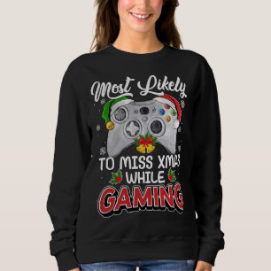 Sudadera Los Videojuegos Más Probables Para Miss Navidades