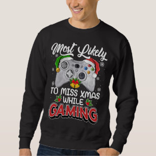 Sudadera Los Videojuegos Más Probables Para Miss Navidades 