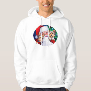 Sudadera Los yorkies de Santa a los Navidades