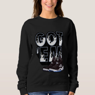 Sudadera Los Zapatos De Tees Gráficos Obtuvieron Em Sneaker