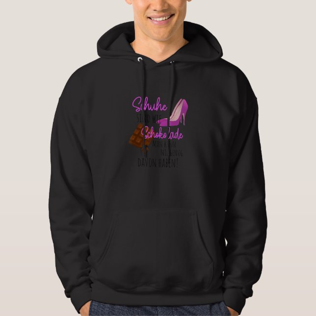 Sudadera Los Zapatos Son Como Un Tentempié De Chocolate (Anverso)