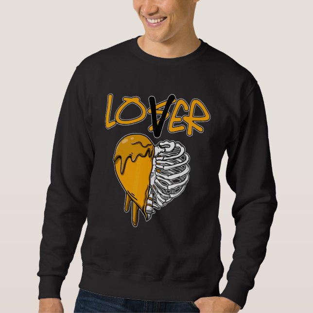 Sudadera Loser  Dripping Heart OG Yellow Toe 1s Matching (Anverso)