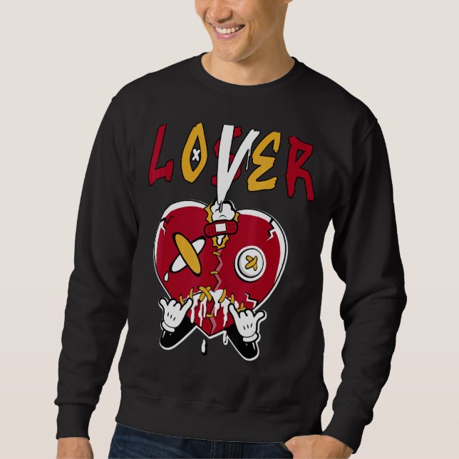 Sudadera Loser  Heart Dripping Mid Picnic 1s Matching (Anverso)