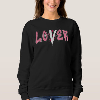 Sudadera Loser Lover Drip Coral Chalk 1s Matching