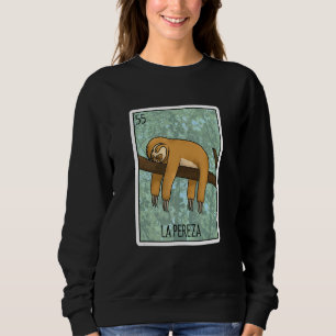 Sudadera Lote La Pereza Lottery Lo Sloth Mexican Card Lotte