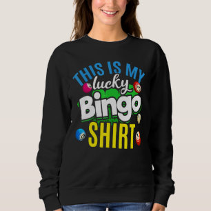 Sudadera Lotería Bingo Jugador de Bingo Apuestas Bingo