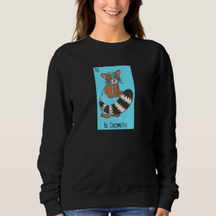Sudadera Lotería de Luchador de Luchador Mexicano El Cacomi