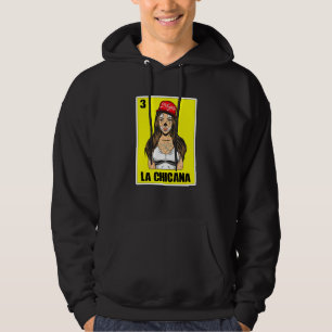 Sudadera Lotería Mexicana Para Mujeres Usa Chingona La Chic