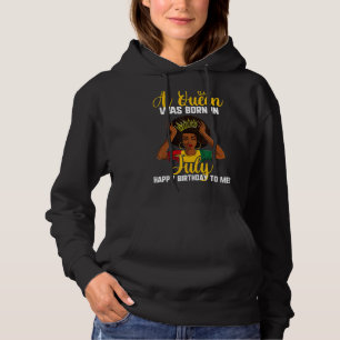 Sudadera Lotes De Cumpleaños Afro Para Mujeres Nació Una Re