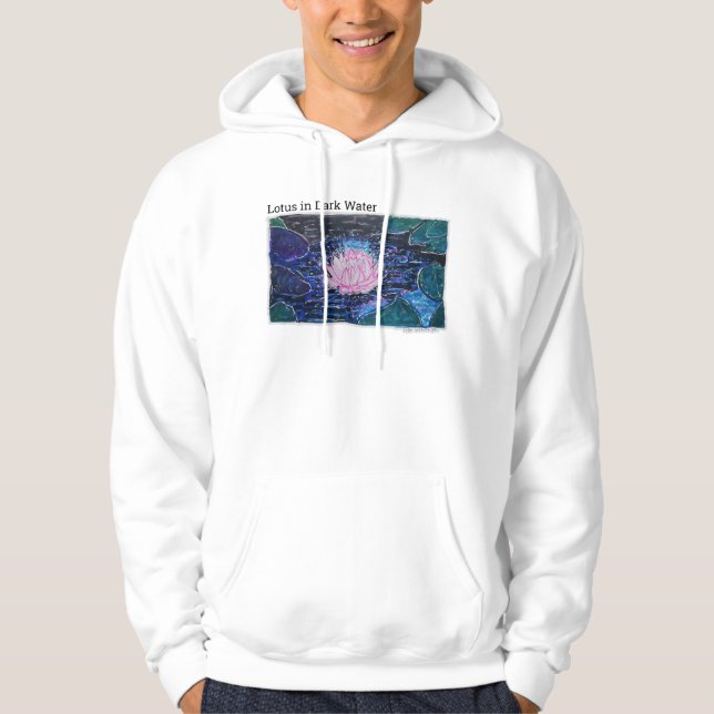 Sudadera Loto en Agua Oscura (Anverso)