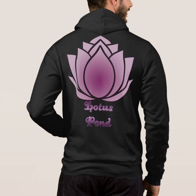 Sudadera Loto rojo-violeta (Reverso)