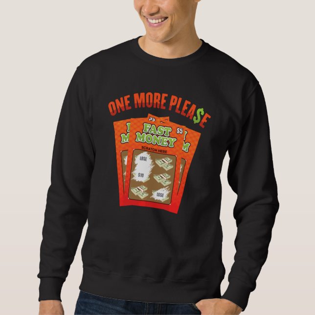 Sudadera Lottery One More Please Powerball Scratch Cards Ke (Anverso)