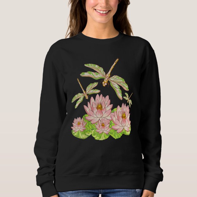 Sudadera Lotus Blossom Dragonfly  Lotus (Anverso)