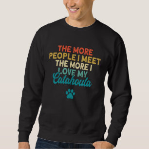 Sudadera Louisiana Catahoula Leopardo más personas que cono