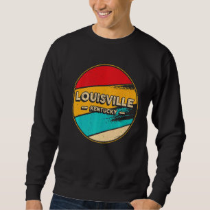 Sudadera Louisville Kentucky Retro Vintage Sunset Ee. Uu.