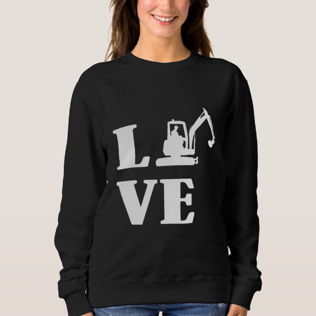 Sudadera Lov de trabajadores de construcción de constructor (Anverso)