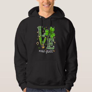 Sudadera Love 3Grado Shamrock Funny St Patricks Day Teac