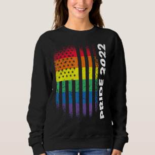 Sudadera Love American Flag Rainbow Usa Gay Lgbtq Lgbt Prid