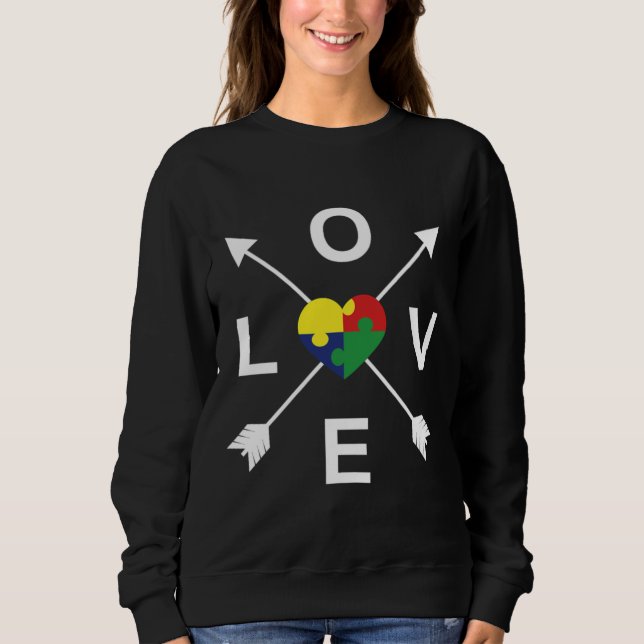 Sudadera Love Autism 89 (Anverso)