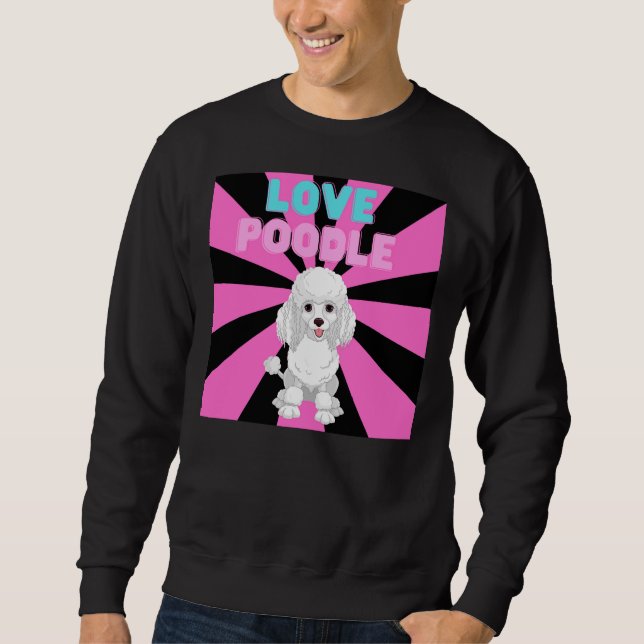Sudadera Love Baby Poodle (Anverso)