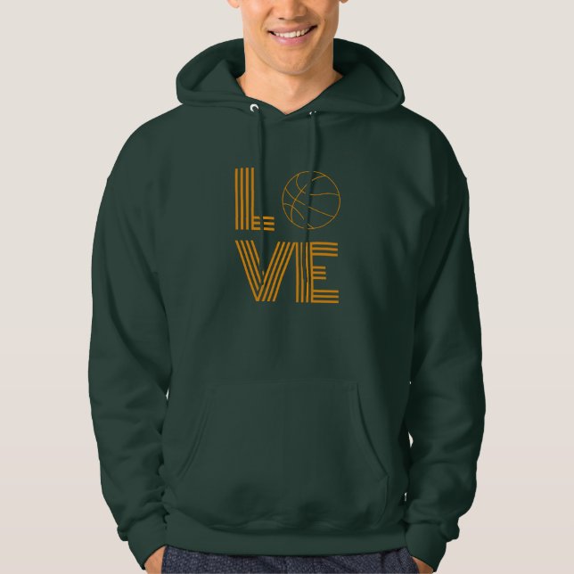 Sudadera Love Basketball Gift Hoodie (Anverso)