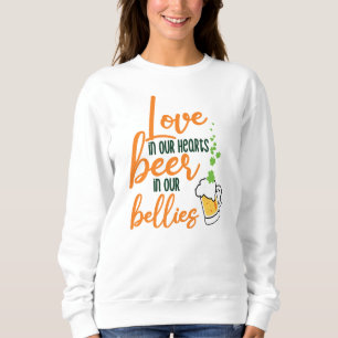 Sudadera Love & Beer St. Patrick's Day Fun-61146 Hoodie