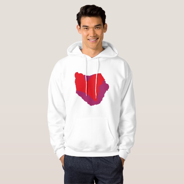 Sudadera Love.Big heart/Corazon Grande love by Masanser pix (Anverso completo)