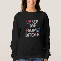 Love Bitcoin Black SWEATSHIRT