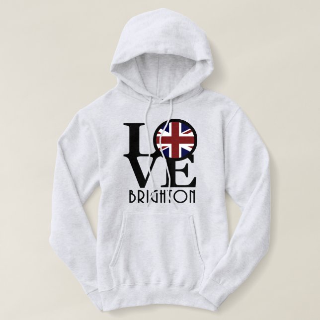 Sudadera LOVE Brighton Inglaterra (Diseño del anverso)