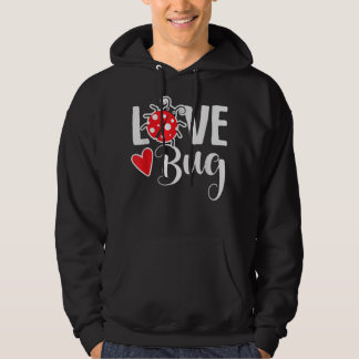 Sudadera Love Bug Cute Valentine's Day Party Ladybug