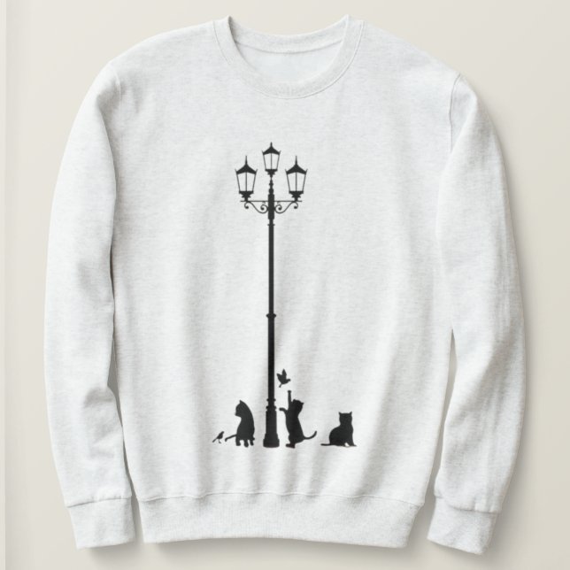 Sudadera Love Cats Hoodie – Cute & Cozy Style (Anverso del diseño)